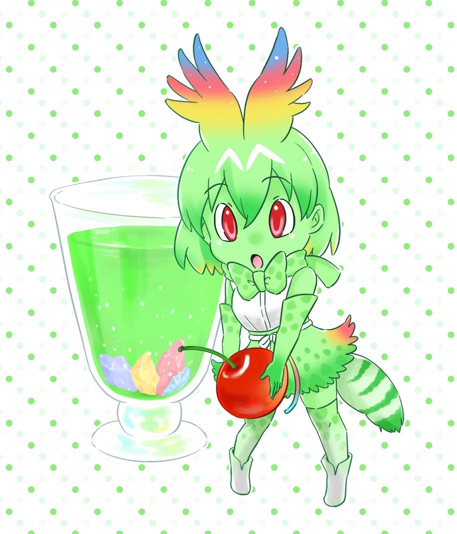 「フレンズとスイーツ最近デジタル描かなくなったから前の上げとこ_φ(・_・#けもフ」|Honokaのイラスト