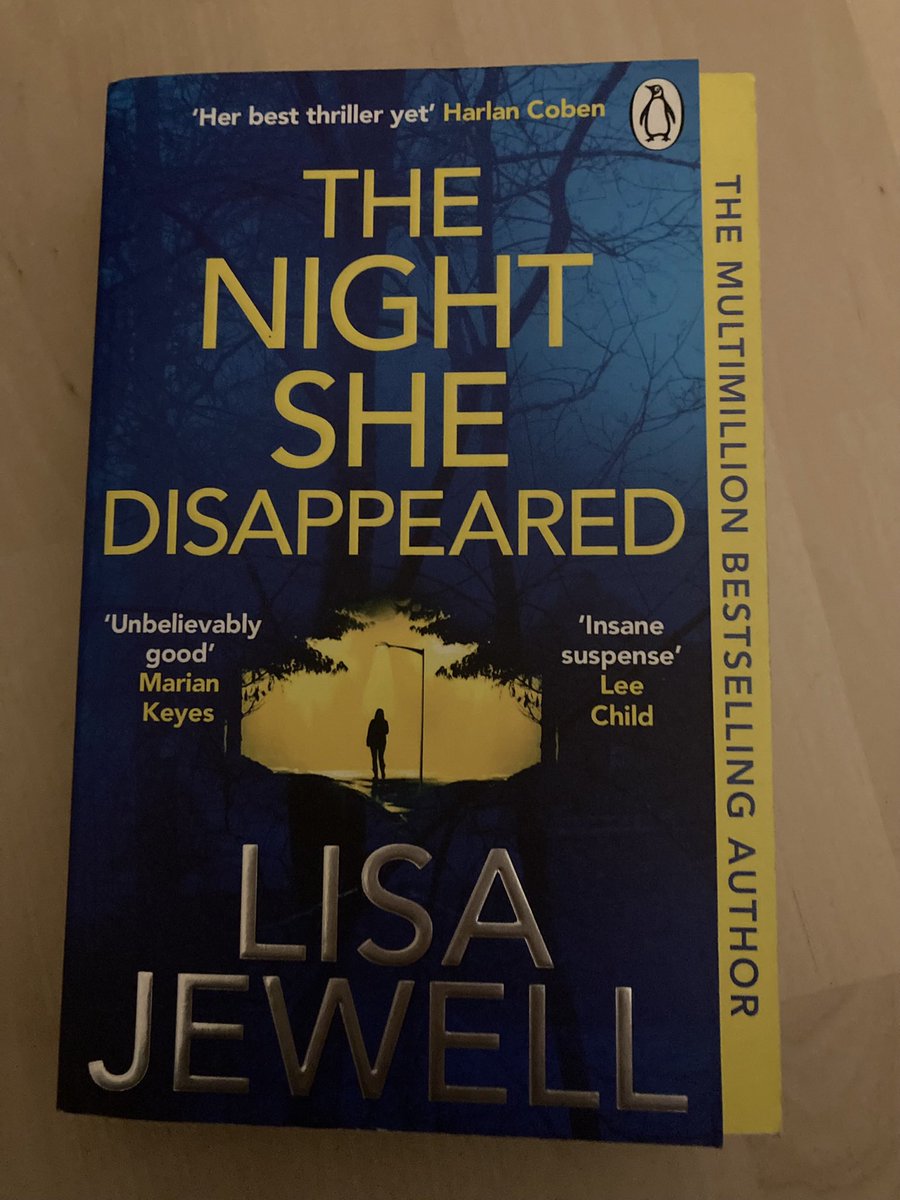 Finished last night - a 3 night read. A real page turner! Brilliant brilliant work @lisajewelluk #thenightshedisappeared