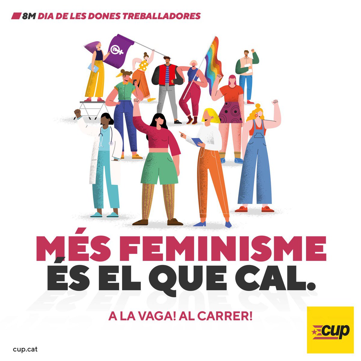 cupcanoves's tweet photo. Feminisme és lluita! 🟣⚫️
#8M2023 #DiaDeLaDonaTreballadora https://t.co/l8WJ6rUXdg