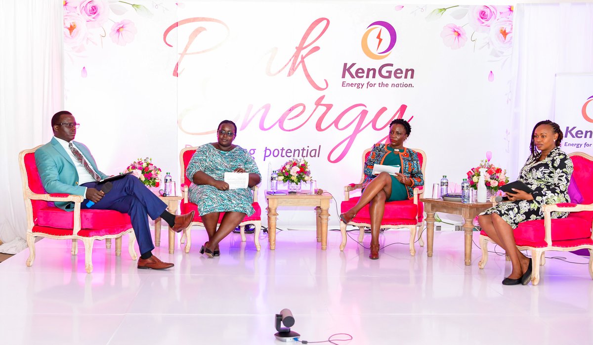 PinkEnergy_'s tweet photo. A discussion on #DigitALL through Innovation and technology for gender equality is currently ongoing.
On the panel are Dr Dan Kemei, Everlyne Opondo, @NaloDorine and Dr Bright Gameli.
Moderating the discussion is @Sheshi_J.
#IWD2023 #KenGenWomensMonth ^TK https://t.co/d8hVZFE2mk