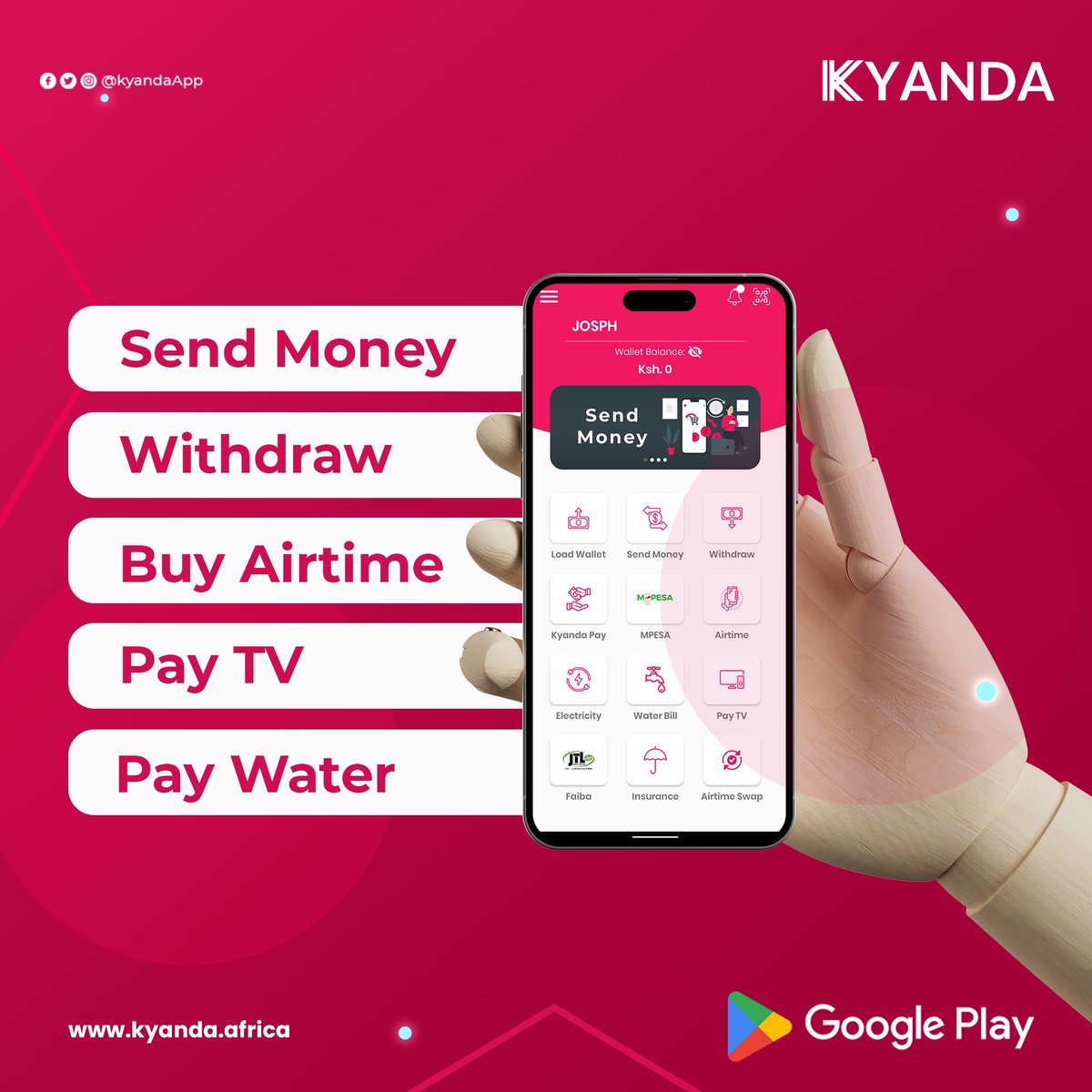 Topping up airtime balances just got easier with Fast Load! 

Get ready to experience the convenience, accessibility, and security of our scratch card voucher. Launching soon! #FastLoadLaunch #InnovativeSolution
@KyandaApp