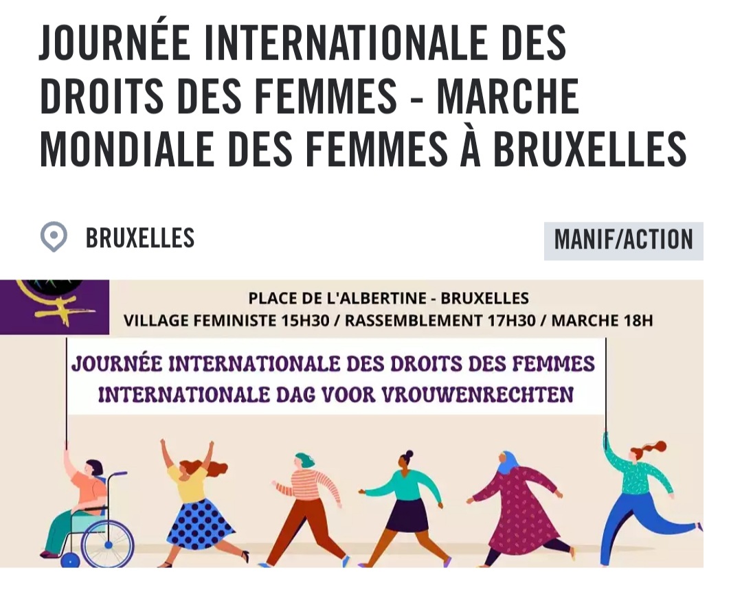 It's #InternationalWomensDay

Today <a href="/amnestybe/">Amnesty Belgique FR ✊</a> will march in Bxls to show support and solidarity with all women but in particular with abortion rights defenders. 

More info available here ➡️ amnesty.be/8-mars-2023