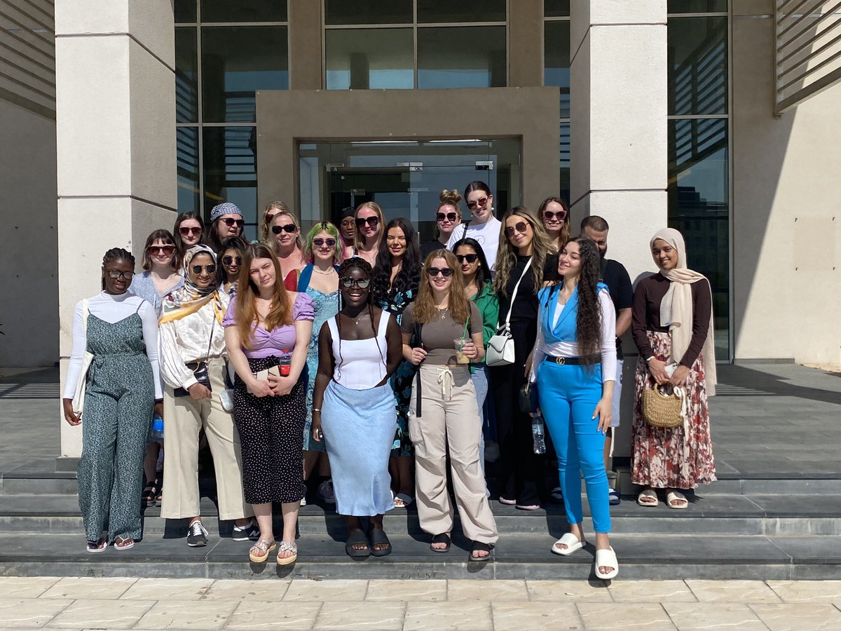 hideghajni's tweet photo. Our lovely students on the DMU global trip to Dubai! We are learning loads and enjoying the experience to the full! @JustinDobson15 @DMUglobal @DMU_Nur_Mid https://t.co/h8PRuRr424