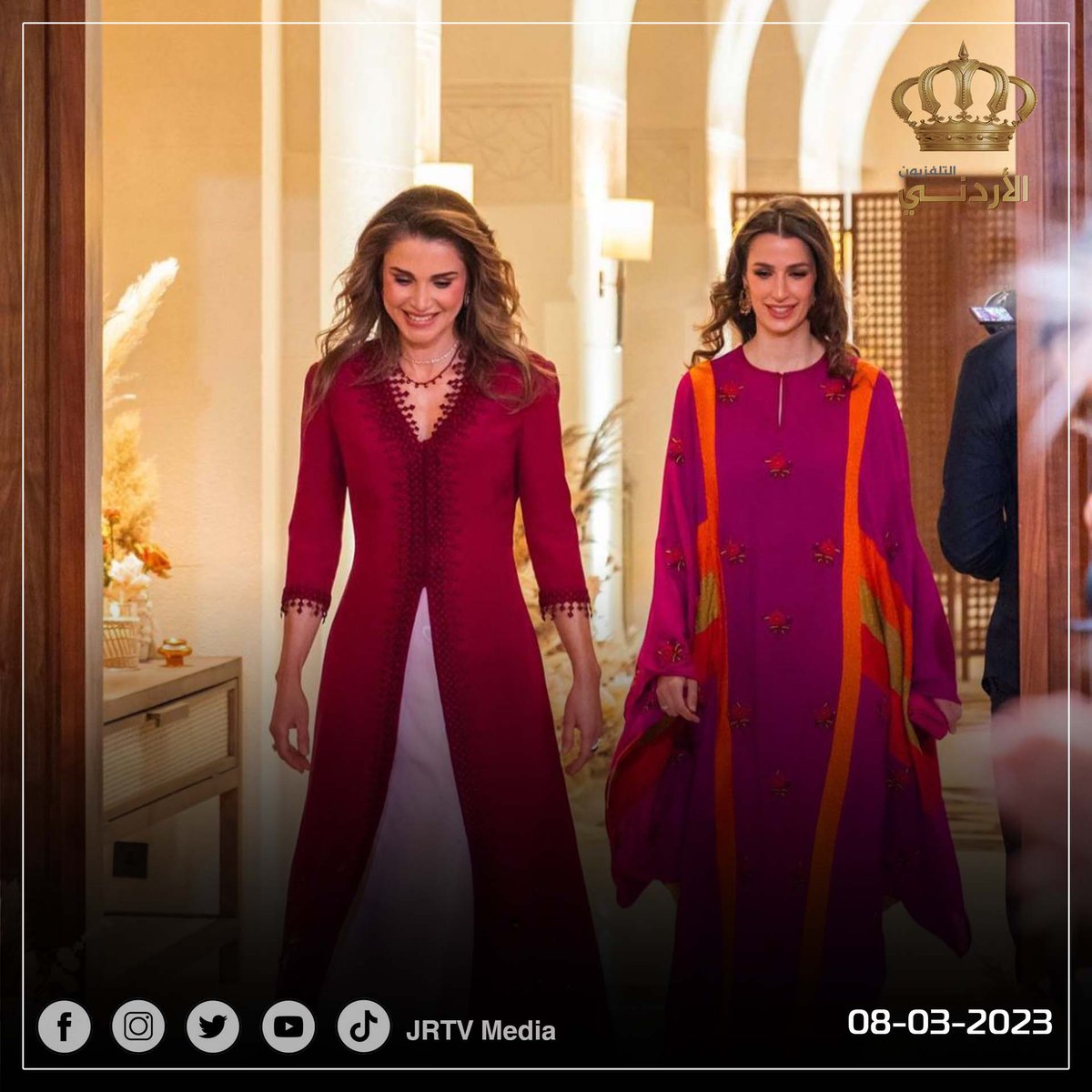 Jordan TVالتلفزيون الأردني on Twitter "الملكة رانيا عبر الانستغرام