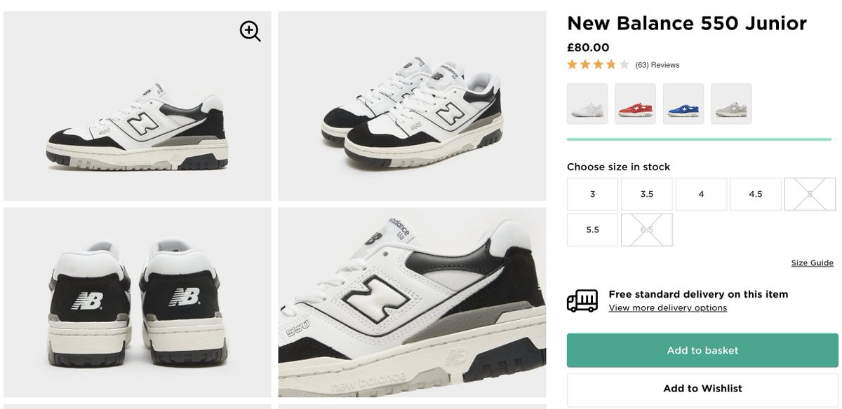 thesolerestocks's tweet photo. #ad New Balance 550 GS White Black LIVE at size?

Link > https://t.co/k52euSDNa4 https://t.co/3kU1HC560y
