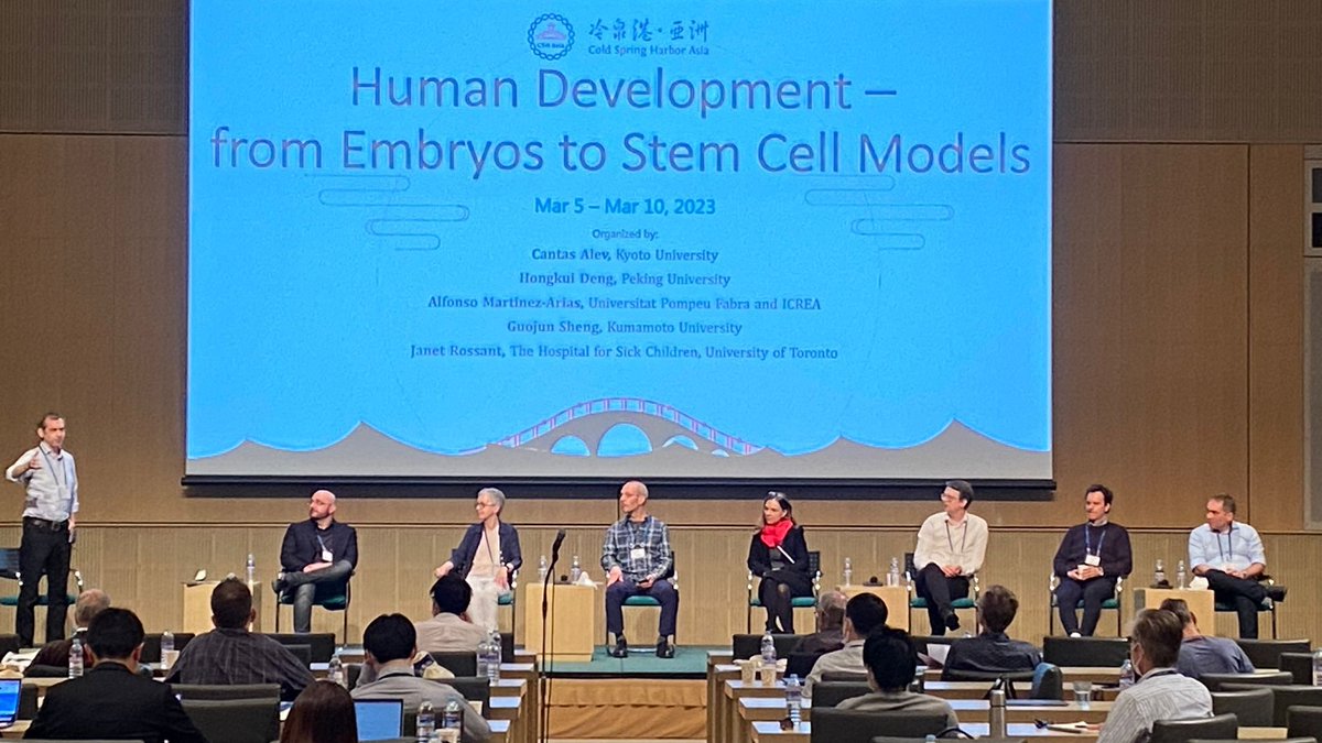 What an insightful and important panel discussion on ethical use of embryo in research during #CSHAsia meeting on Human Development this morning. Certainly, much to be discussed in the future
#Cell #devbio #Embryology #Germcell #ESCs #Gastrulation #humantissue #organogenesis