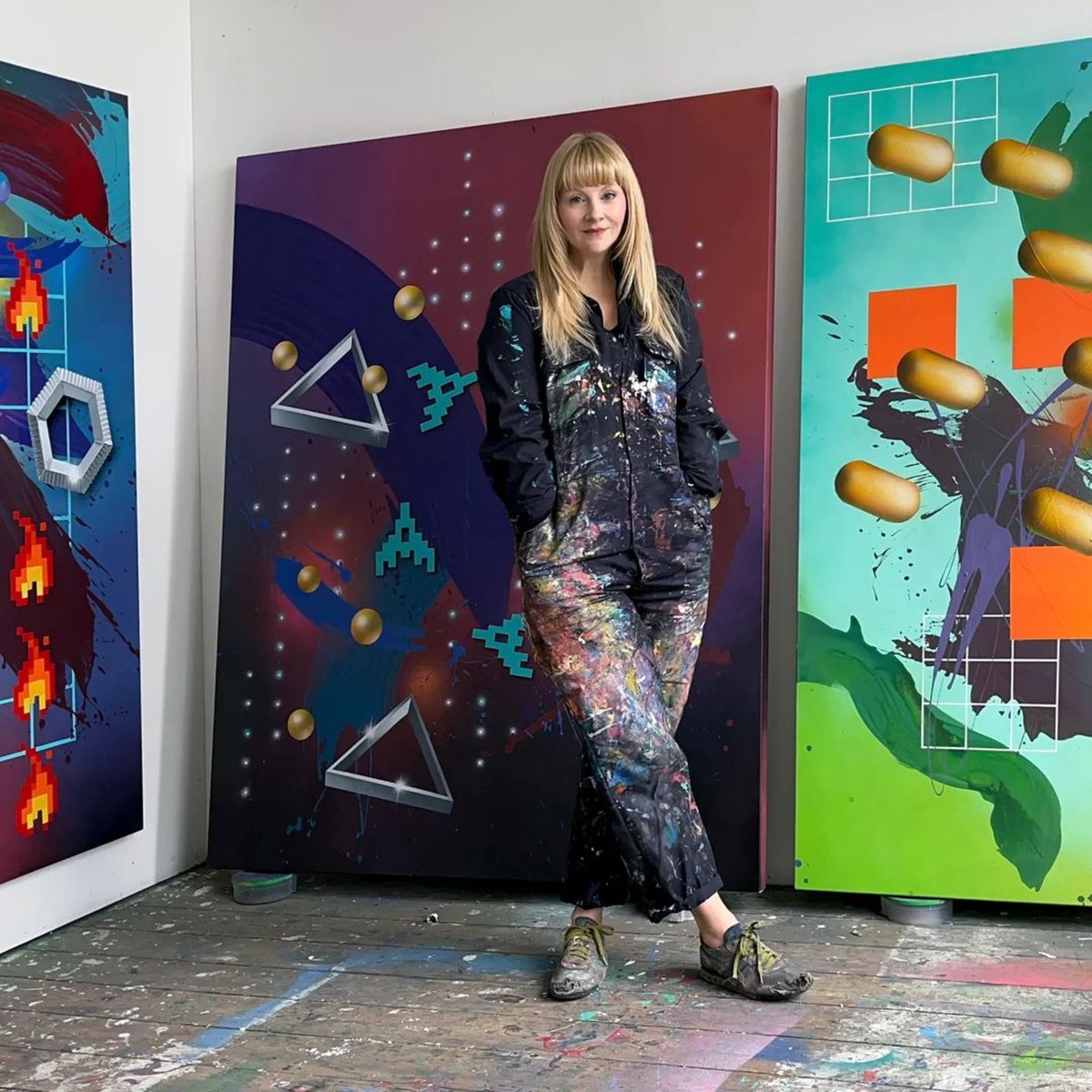 Happy International Women’s Day! I’m spending my day in Ashford making a new artwork as part of Ashford Unframed Mural Festival curated by <a href="/TLMC_LTD/">The London Mural Company</a>. Shout out to creative women everywhere today and every day ❤️

#internationalwomensday #womenartists #creativewomen #publicartist