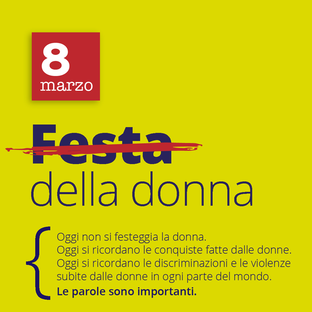 ParoleOstili's tweet photo. Usare la parola “festa” non è appropriato e toglie l’attenzione da qualcosa di molto più importante; la condizione femminile che nel mondo ha ancora bisogno di sostegno, riflessione e impegno da parte di tutti e tutte. 

#giornatainternazionaledelladonna https://t.co/ktlUkO6MGH