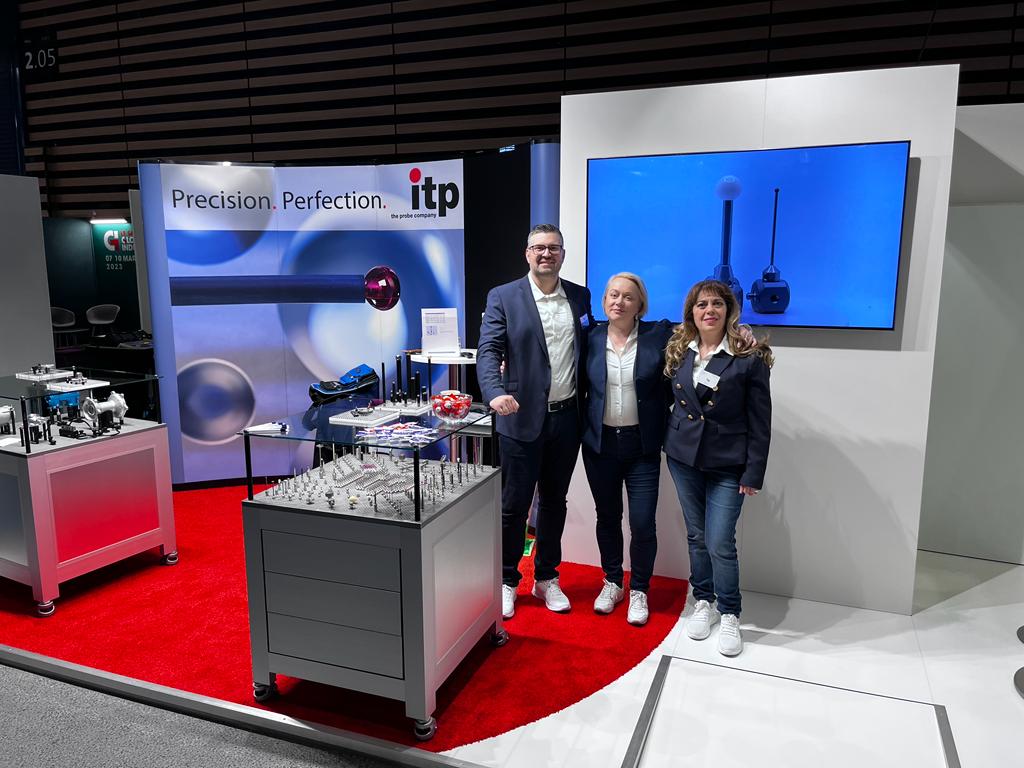 itp_gmbh's tweet image. Starting day 2 at #GILyon2023!
Visit our stand to see a wide variety of styli and fixtures manufactured by itp.
#itpgmbh #GILyon2023 #metrology #manufacturing #industrialmeasurement #industrialengineering #innovation #engineering #qualityassurance