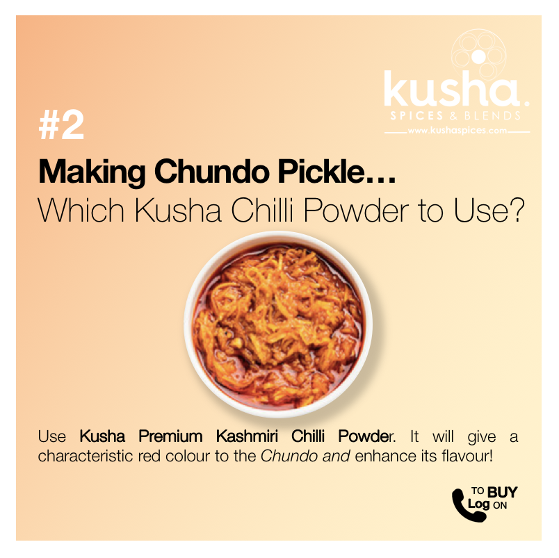 kushaspices's tweet photo. For authentic Chundo, and other pickle recipes;  and to buy our premium range of red chilli powders log on to https://t.co/z7kWAvhN4D or call +918779829305.
#Kushaspice #chundo #chundopickel #howtouse #recipe https://t.co/SlXOWGU43M