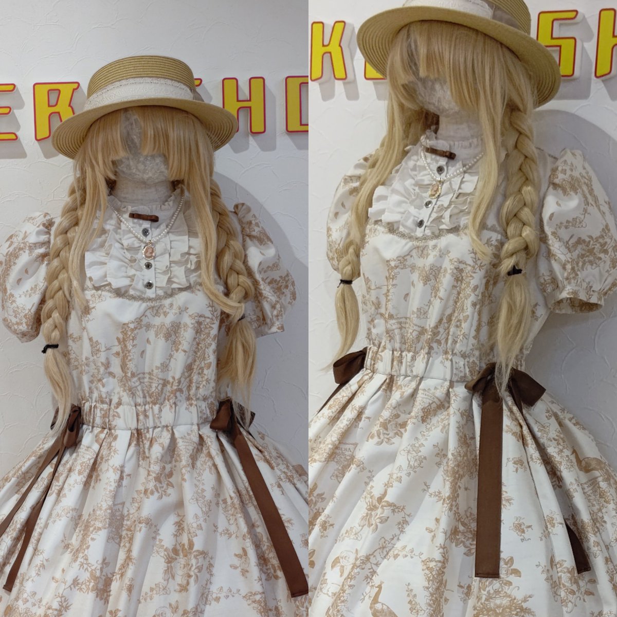 Victorian Maiden ワンダーガーデンサイドリボンワンピース