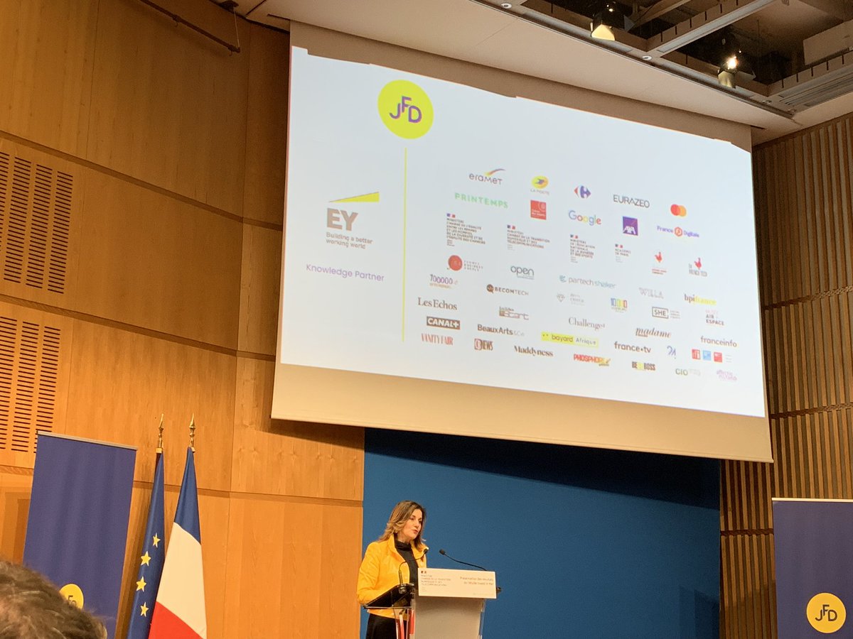 #FIERTE d’assister ce matin à la restitution de l’etude Invest in her avec <a href="/FRdigitale/">France Digitale</a> et <a href="/EYFrance/">EY France</a> <a href="/joinjfd/">JFD</a>