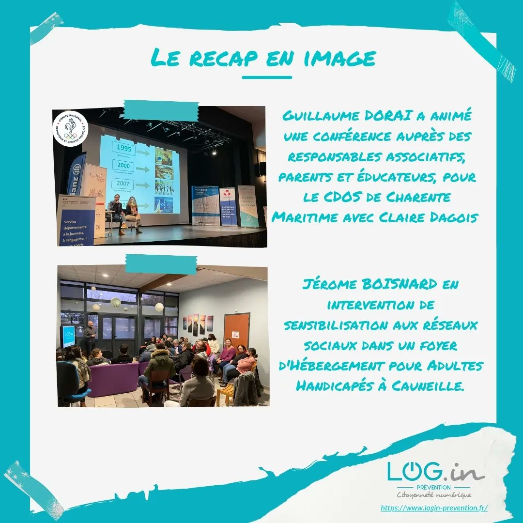 📈 Découvrez notre bilan pour le mois de février 2023 ! Le nombre d'interventions, les sujets, les projets en cours...

🤝Retrouvez toutes nos actions, et comment nous pouvons vous accompagner : login-prevention.fr/nos-actions-pr…

#prevention #intervention #conference #réseauxsociaux #Recap