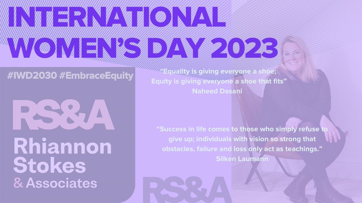 Rhiannon Stokes and Associates (@rhistokesassoc) on Twitter photo It’s International Women’s Day! #InternationalWomenDay2023 #IWD2023 #EmbraceEquity <a href="/womensday/">Women's Day</a> 💜💚🤍 It’s International Women’s Day! #InternationalWomenDay2023 #IWD2023 #EmbraceEquity <a href="/womensday/">Women's Day</a> 💜💚🤍
