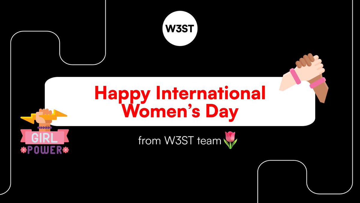 Happy Women's Day to all the women in #web3ST who are unafraid to speak their truth and stand up for what they believe in. You all are the natural force - don’t stop💐⚡️
Today, let's honor the contributions and achievements of women. Let’s make #web3 better together, sisters💃