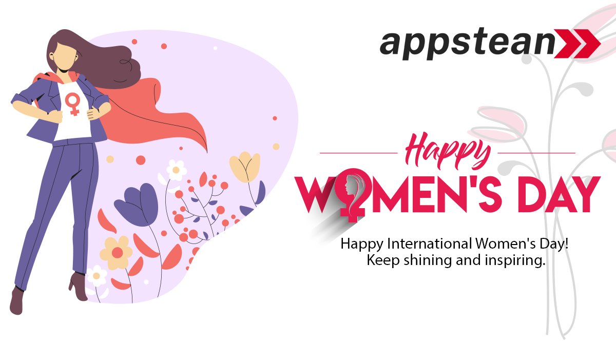 appstean's tweet photo. Happy Women's Day to all the fabulous women out there! Let's celebrate the strength, courage, and tenacity that define what it means to be a woman. Here's to a day of honoring the power of women! #WomensDay #WomenEmpowerment #WomenUnite https://t.co/iHAJz1c64K