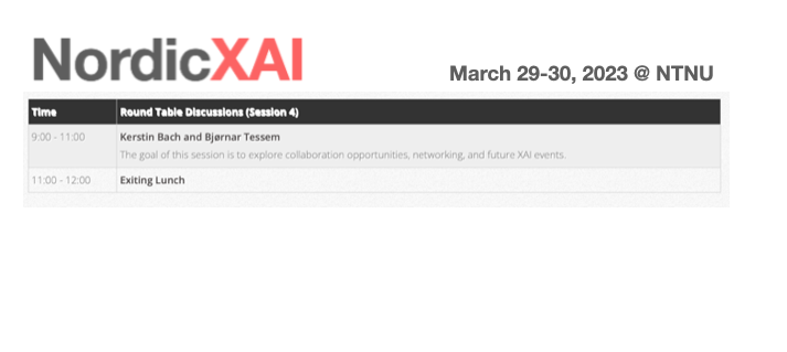 Interested in networking and getting an overview of ongoing #XAI research in Norway? We will have a workshop at the end of March here @NTNUnorway. More information: research.idi.ntnu.no/nail/xai-semin… [Registration deadline is March 20]