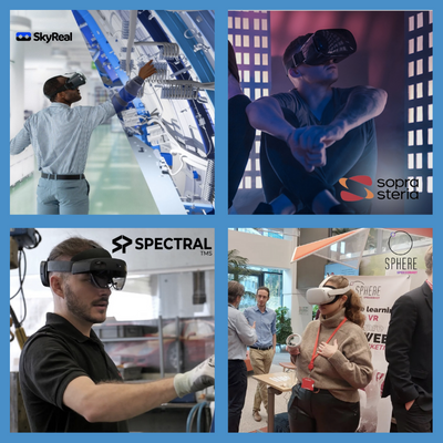 Laval Virtual (@lavalvirtual) on Twitter photo Discover 4 of our exhibitors for #LavalVirtual 2023
👉 <a href="/Skyrealvr/">SKYREAL</a>
👉 <a href="/soprasteria_fr/">Sopra Steria France</a>
👉 <a href="/SpectralTMS/">Spectral TMS</a>
👉 <a href="/TeamSphereVR/">Speedernet Sphere</a>
#VR #VirtualReality #AR #AugmentedReality #XR #Technology Discover 4 of our exhibitors for #LavalVirtual 2023
👉 <a href="/Skyrealvr/">SKYREAL</a>
👉 <a href="/soprasteria_fr/">Sopra Steria France</a>
👉 <a href="/SpectralTMS/">Spectral TMS</a>
👉 <a href="/TeamSphereVR/">Speedernet Sphere</a>
#VR #VirtualReality #AR #AugmentedReality #XR #Technology