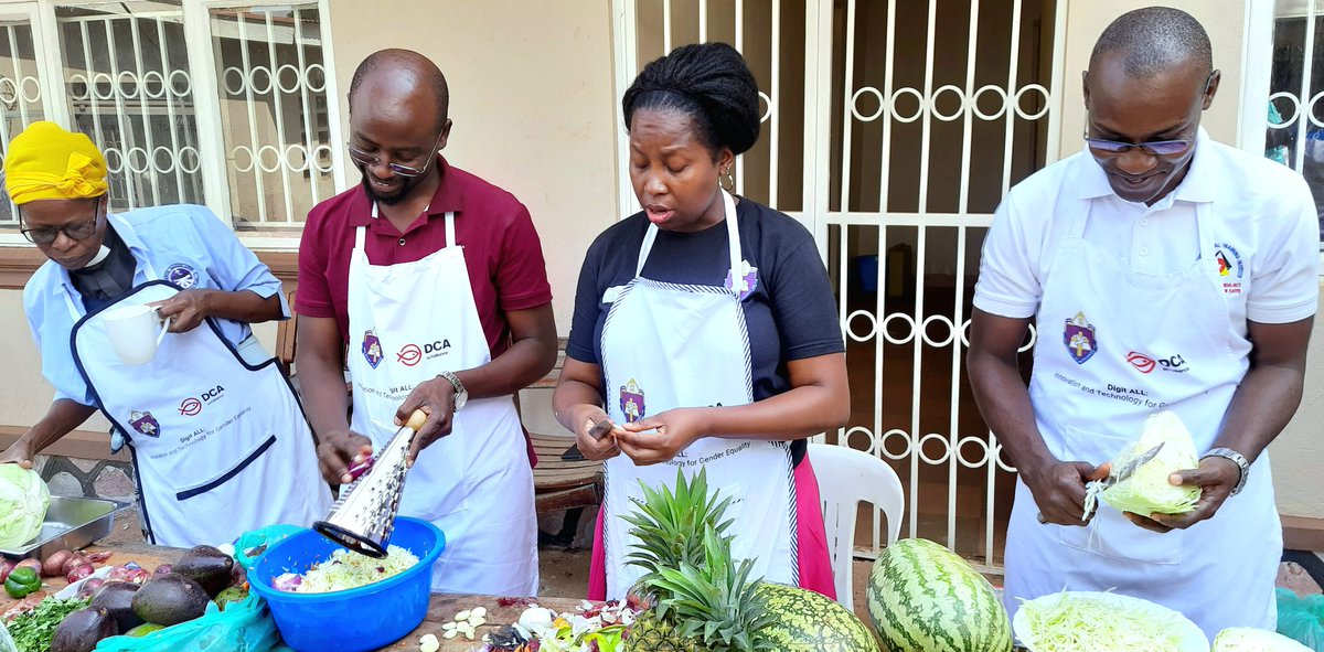 DCAUganda's tweet photo. @ChurchofUganda_ and @DCAUganda organized a cook event to symbolically bridge the gap on traditional gender roles and stereotypes that hinder women’s advancement in Innovation and technology.#IWD2023 #CookDay #Equality https://t.co/NwgZyENxJy