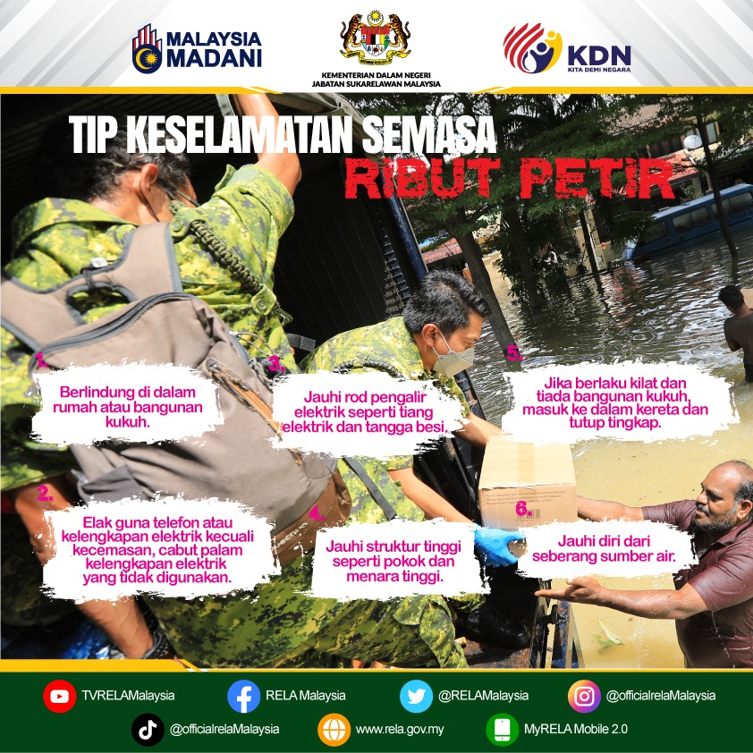 𝐓𝐈𝐏𝐒 𝐊𝐄𝐒𝐄𝐋𝐀𝐌𝐀𝐓𝐀𝐍 𝐒𝐄𝐌𝐀𝐒𝐀 𝐑𝐈𝐁𝐔𝐓 𝐏𝐄𝐓𝐈𝐑 
#SetiaBerbakti #KDN_Madani #KeselamatanTanggungjawabBersama

<a href="/KDNPUTRAJAYA/">KDN🇲🇾</a> <a href="/saifnasution/">Saifuddin Nasution Ismail</a> <a href="/drshamsulanuar/">Dr Shamsul Anuar Nasarah</a>  <a href="/yahyakgc/">Yahya Sulaiman</a>