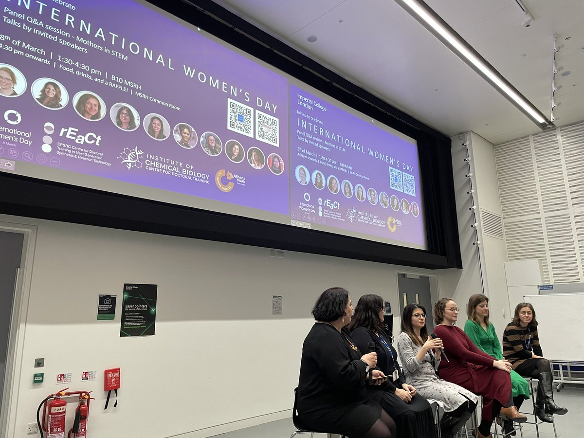 edi_events's tweet photo. We are kicking off todays International Women’s Day events at @impchemistry with our Mothers in STEM panel. #InternationalWomansDay https://t.co/zDmg8pzW6D