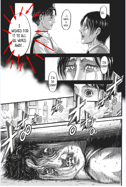 kush_zz18's tweet photo. A guide to read Chapter 131 where we understand about Eren's selfish desire for his actions. It was going to be rumbling regardless of whatever happened because he wanted it. https://t.co/PdPbUqRFCV
