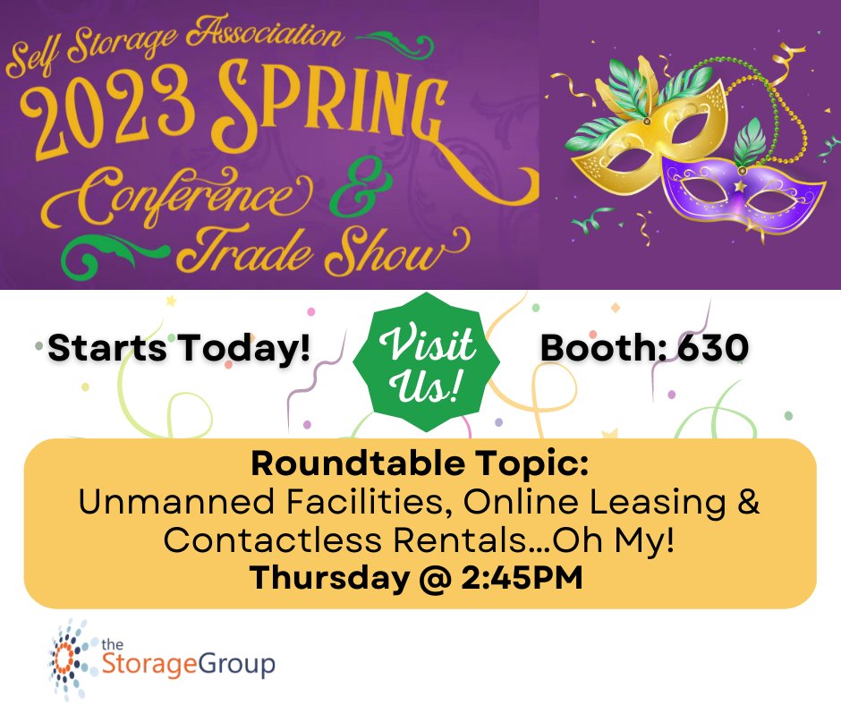 The Storage Group on Twitter "The SSA 2023 Spring Conference & Trade