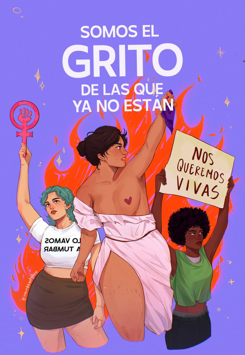 weirdoplaces's tweet photo. Nos sembraron miedo, nos crecieron alas 💜✊🏽 #8MarchWomensDay #8M #NiUnaMas https://t.co/MTs7mkI7en