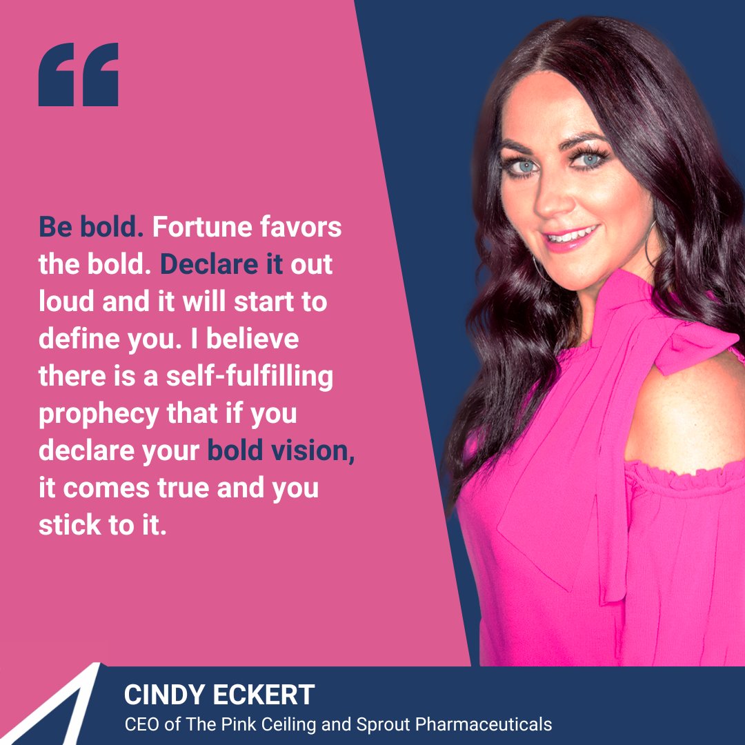 Cindy Eckert <a href="/cindypinkceo/">Cindy Eckert</a>, a serial entrepreneur, made headlines for selling her innovative pharmaceutical company for a billion dollars and then regaining ownership for free. Her mission with The Pink Ceiling is to empower women and build a circle of "women on top".