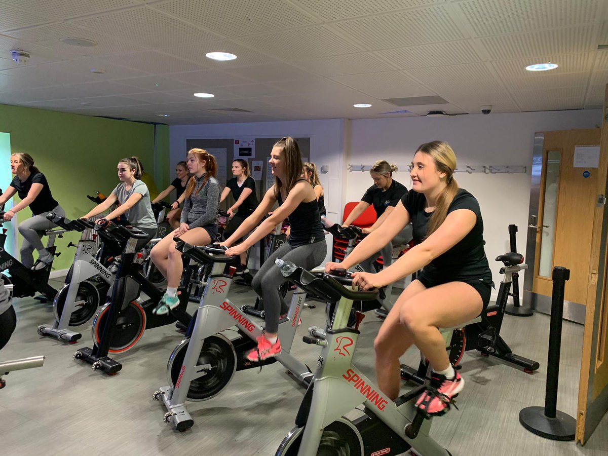 Celebrating International Women’s Day 2023 with a spin class! Congratulations to our amazing students who smashed it! dirwrnod Rhymgwladol y Menywod 2023!  #BreaktheBias #internationalwomensday dirwrnod Rhymgwladol y Menywod 2023! @nptcgroup