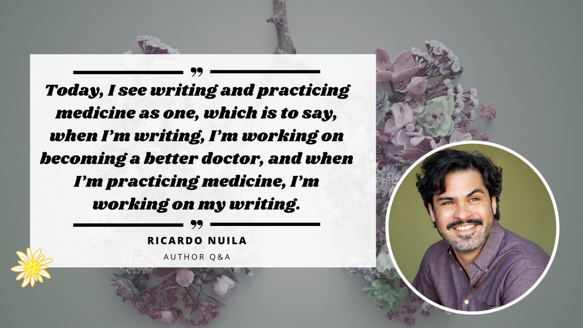 'Today, I see writing and practicing medicine as one, which is to say, when I’m writing, I’m working on becoming a better doctor, and when I’m practicing medicine, I’m working on my writing.' - @riconuila on the EdelVoice blog abovethetreeline.com/edelvoice-rica…