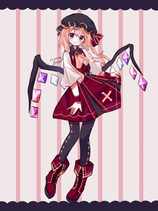 #深夜の真剣お絵描き60分一本勝負フラン 