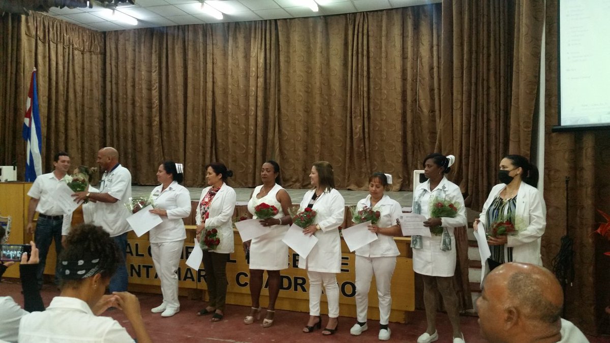 El hospital General Abel Santa maria  Cuadrado de pinar del río , realiza acto político cultural por día de la mujer internacional .Felicidades para  todas las Marianas 
<a href="/Cubacooperabol2/">Brigada Médica 🇨🇺 Bolívar🇻🇪</a> 
<a href="/AdanVillavicen5/">Adan Villavicencio Guzmán</a>