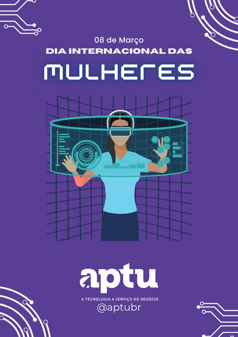 aptubr's tweet photo. Em homenagem ao #DiaInternacionalDasMulheres, celebramos as mulheres na tecnologia! De Ada Lovelace a Sheryl Sandberg, vocês estão mudando o mundo. Agradecemos pelo seu trabalho árduo e dedicação em tornar a tecnologia mais inclusiva. #MulheresNaTecnologia #GirlPower #GoAptu 👩‍💻💪 https://t.co/ecrdWhF5NA