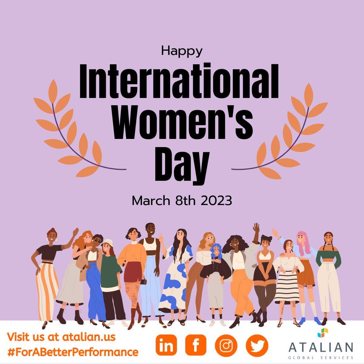 Happy International Women's Day from ATALIAN Global Services!

“Where there is a woman, there is magic.” –Ntozake Shange

#ATALIAN #Internationalwomensday