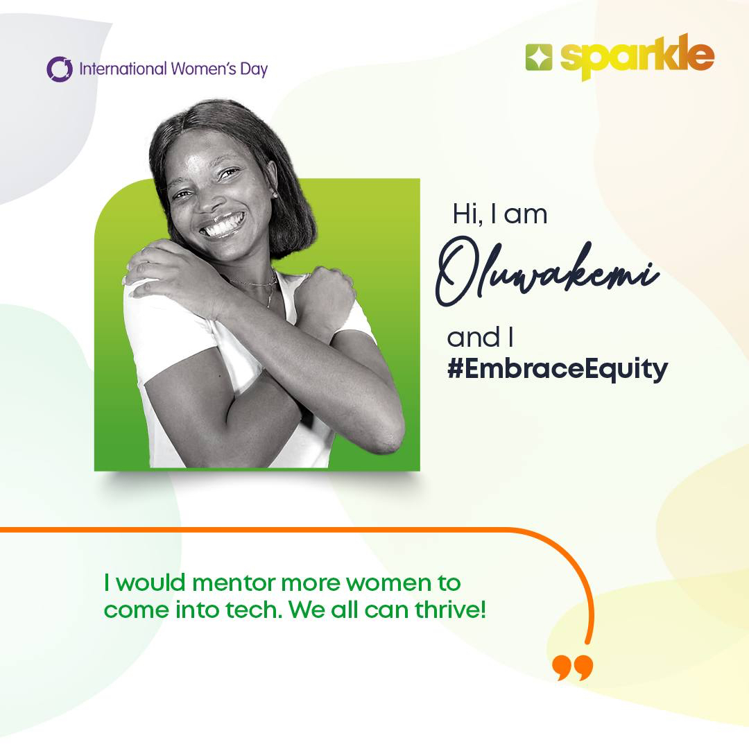 sparklemfb's tweet photo. It's time to level the playing field, let us come together to #EmbraceEquity 💪🏾 
 
Tell us how you would #EmbraceEquity this women’s month. Leave a comment below. 

#SparkleNigeria #DigitallySimple #MakeHerSparkle #IWD2023 #WomensMonth2023 https://t.co/tA4v1nj4dC