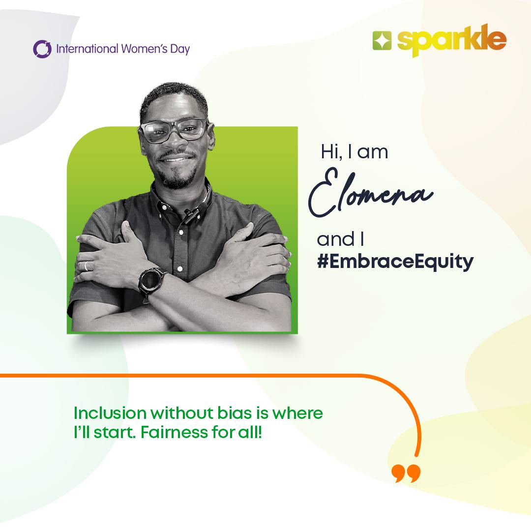 sparklemfb's tweet photo. It's time to level the playing field, let us come together to #EmbraceEquity 💪🏾 
 
Tell us how you would #EmbraceEquity this women’s month. Leave a comment below. 

#SparkleNigeria #DigitallySimple #MakeHerSparkle #IWD2023 #WomensMonth2023 https://t.co/tA4v1nj4dC