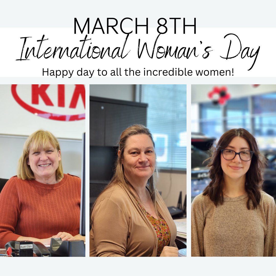 We celebrate all women around the world; happy International Woman's Day💐
.
.
#GrimsbyKia #internationalwomensday #march8th #celebratewomen #womensday
