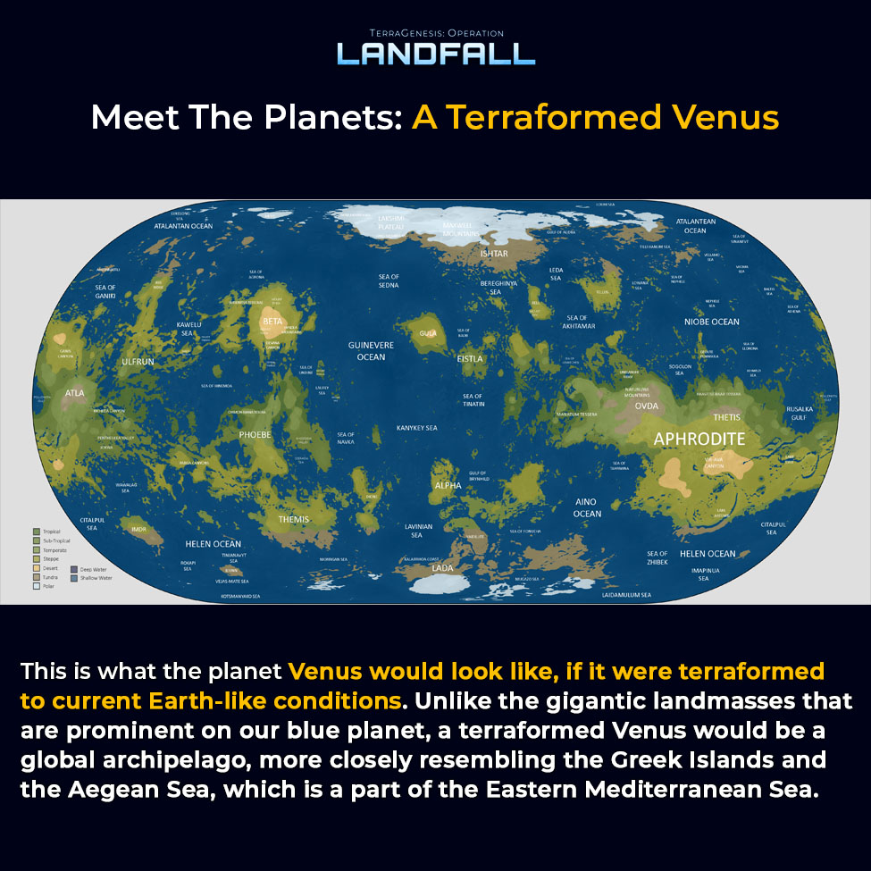 TG_Op_Landfall's tweet photo. It somewhat resembles the Homeric view of the ancient Greek world.

#landfall #spacegames #indiegames #mobilegames #spacefacts #islands #venus #planets #terraforming  #solarsystem #space #cosmos https://t.co/ZT7KNwU5FG