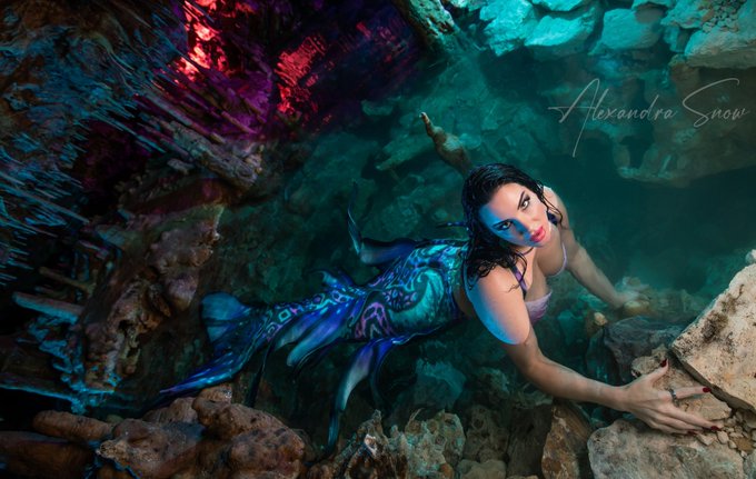 Some mermaids live in dark places, luring their next meal in with ____________.  Fill in the blank and<a href="/tag/wickedretreat"class="tags"><span>#wickedretreat</span></a>