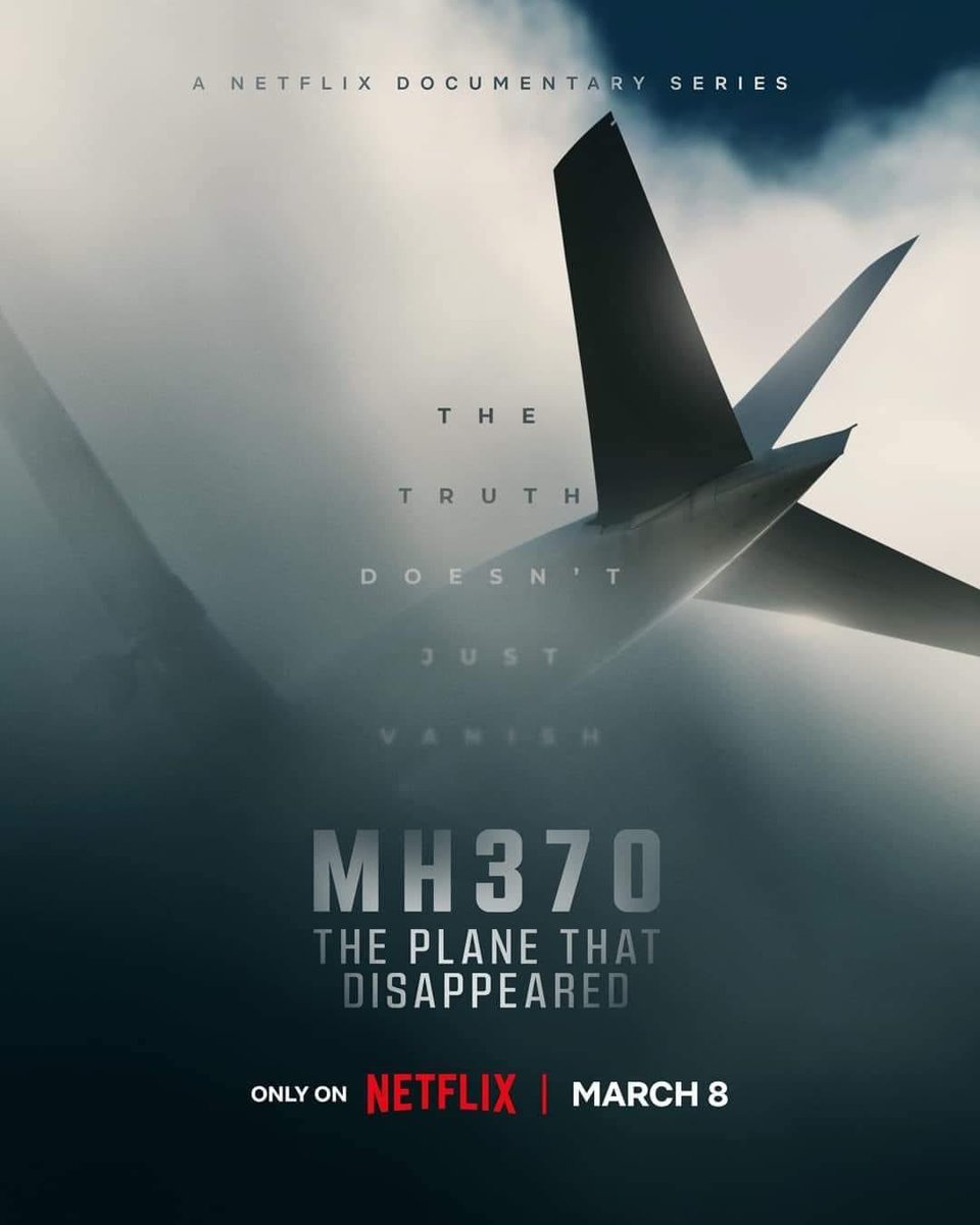 amlxrzk's tweet photo. Done watching MH370: The Plane That Disappeared.

3 episodes. 3 theories. 

Someone out there knows what really happened. Shady gila no one acted bila the family ada dapat incoming call from the passenger. No further investigation sebab takde tech. 

May the truth prevails. https://t.co/ULFSK2CqAL