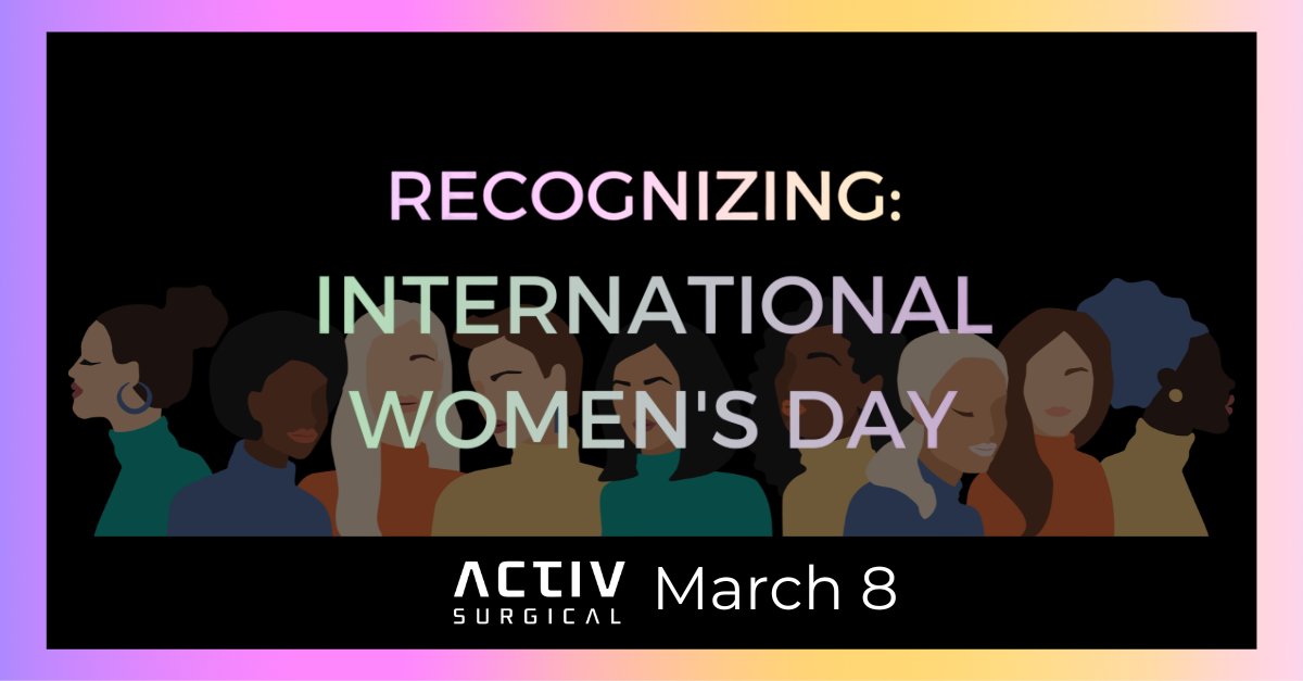 ActivSurgical's tweet photo. Happy #InternationalWomensDay! Weโre so thankful for the talented, dedicated women who make it their mission to embrace equity & elevate #WomeninMedtech. Weโre grateful to those who celebrate the talent of women everywhere.
#EmbraceEquity #WomeninSTEM https://t.co/RW1dLIaMch