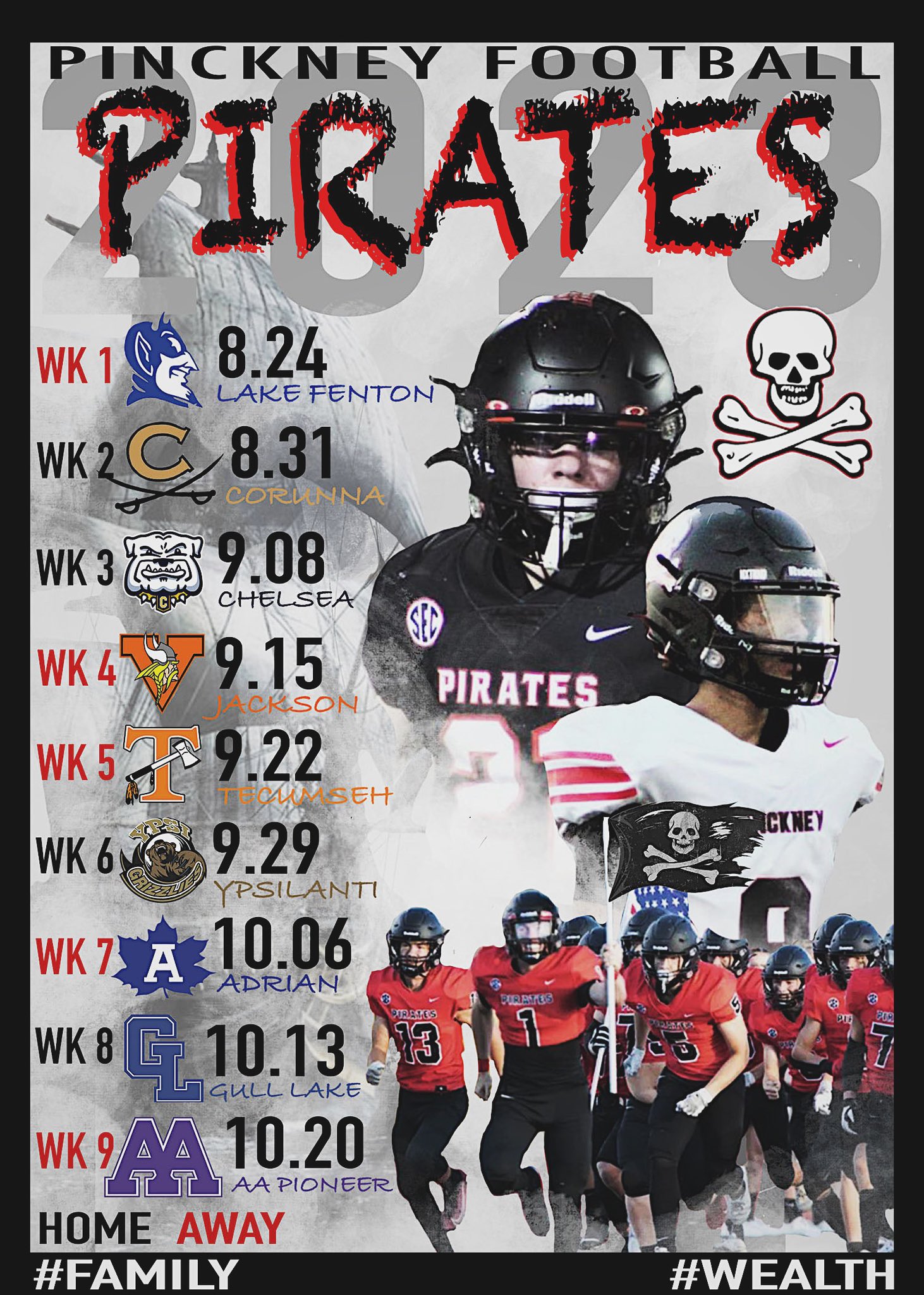 Pinckney Football (PirateFootball) / Twitter