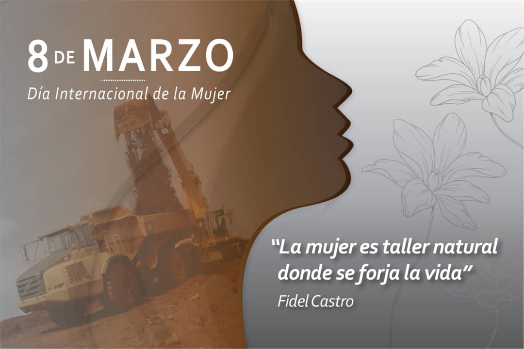 MUCHAS FELICIDADES en el #DíaInternacionalDeLaMujer. Especiales a las eléctricas, petroleras y  geólogo-mineras-salineras.
