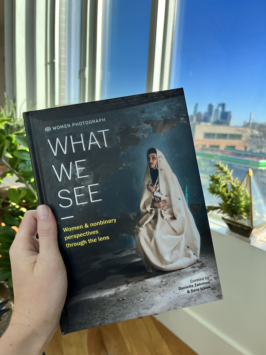 Received my copy of What We See featuring stunning images from women and non-binary photographers around the world. Bravo @womenphotograph @dzalcman, Sara Ickow and team 📸