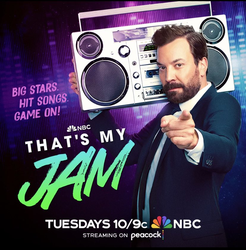 So excited #ThatsMyJam with @JimmyFallon is back! Watch Tuesdays 10/9 on @NBC! 🥳🥳