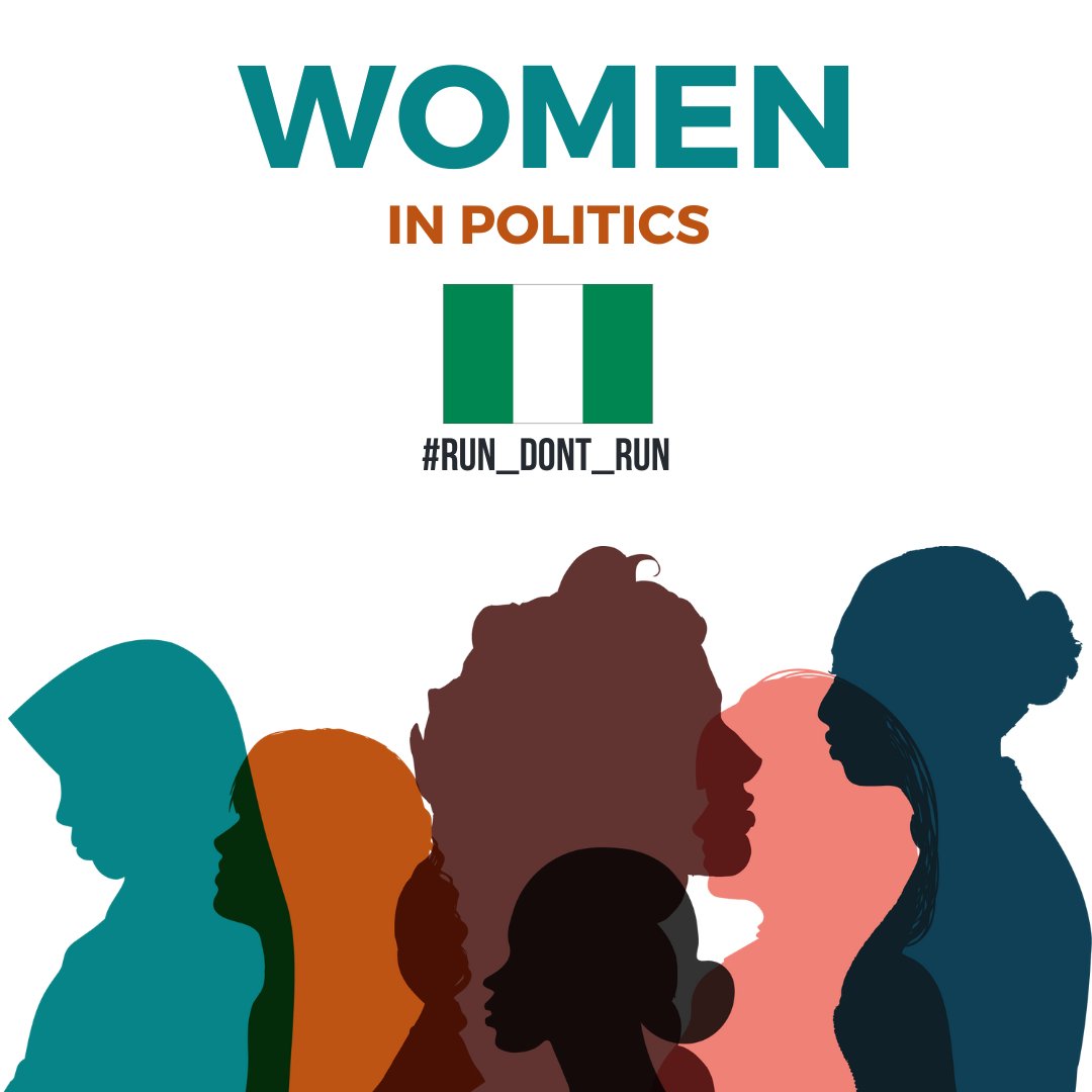 AinaDairo's tweet photo. Do you know that Nigeria is one of the countries with fewer women in the legislature (3 women out of 109 senators elected at the 10th assembly). What is stopping you?
#RunDontRun 
#DontFearAppear
#OneMoreMeansMore https://t.co/a2urMRbX7q
