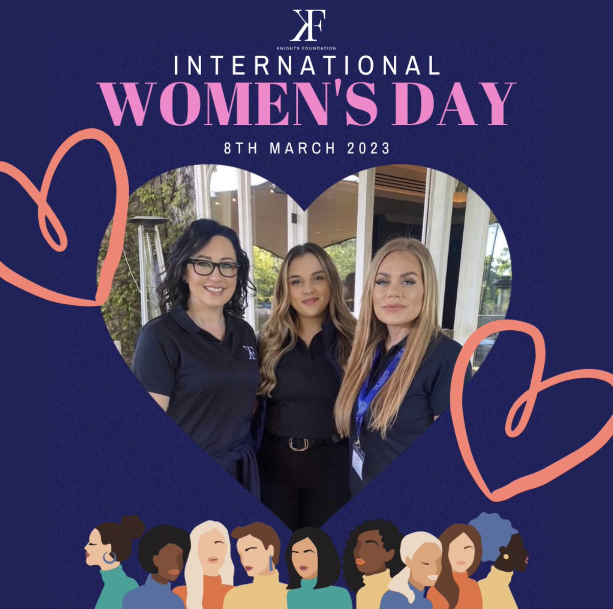 In recognition of international women’s day 2023, us ladies in the foundation team wanted to show our support to all the amazing women in the world🌏❤️

#internationalwomensday #TheKnightsFoundation #womensupportingwomen #WeRiseByLiftingOthers