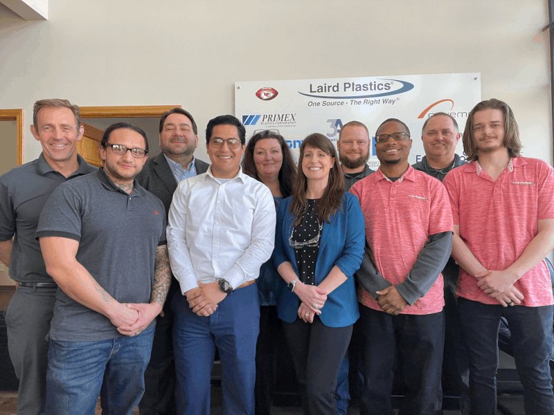 Laird_Plastics's tweet photo. #LairdPlastics President Spence Miller was on location and toured our impressive #KansasCity facility.  General Manager Charles Cimino and the team welcomed him and showcased their extensive inventory position and fabrication capabilities.  Contact them today at 877-757-1707! https://t.co/TdoHXZsZqY
