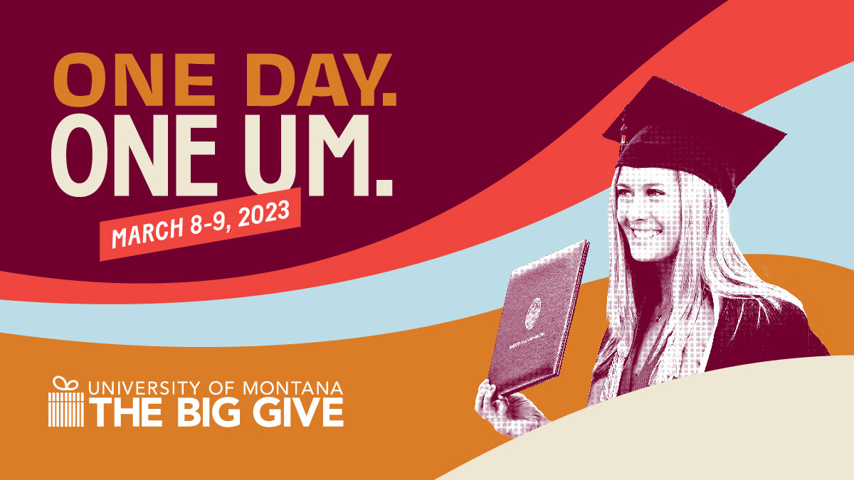 KjayK35's tweet photo. Follow the progress as the University of Montana community joins together for One Day. One UM. #UMBigGive
https://t.co/Pd7sUFXxOm https://t.co/EBjV7GYiG9